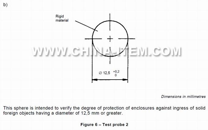 12,5mm Steel Sphere - Test Probe 2 of IEC61032